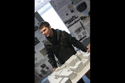 Jonathan Ioannou, a member of Company 10 looking at the Barker Gate, Stoney Street and Woolpack Lane areas of the city